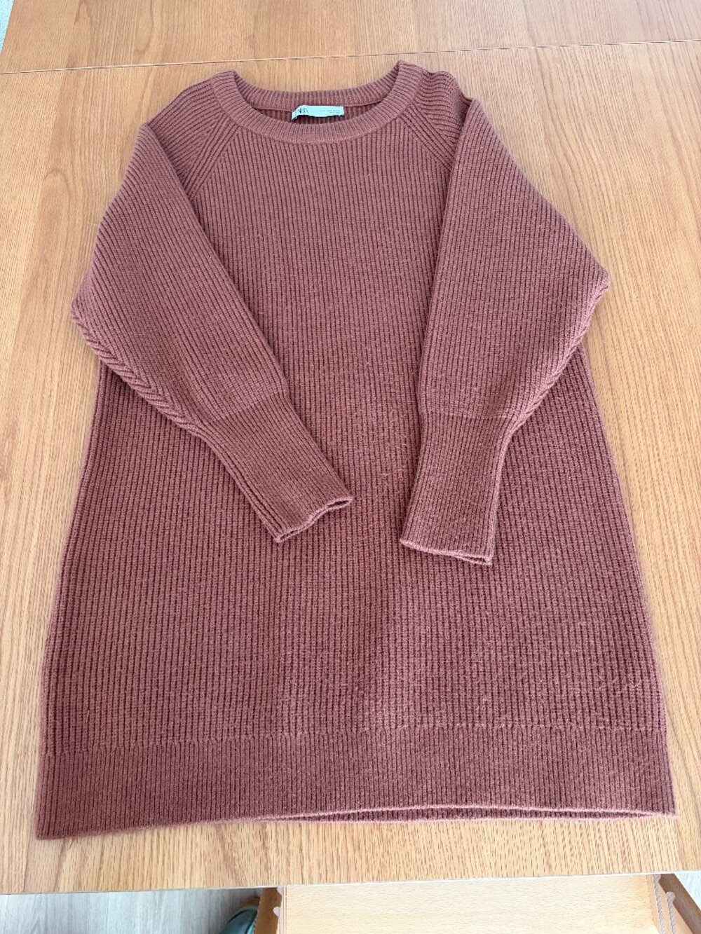 Zara Sweater dress M brown